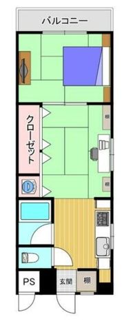 甲南第11兵庫コーポラスの間取り画像