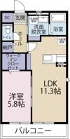 aruROOM高林の間取り画像