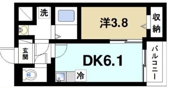 casa南紀寺の間取り画像