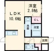 ペラッツィ時任の間取り画像