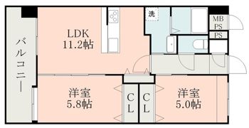 サムティ熊本Riobrancoの間取り画像