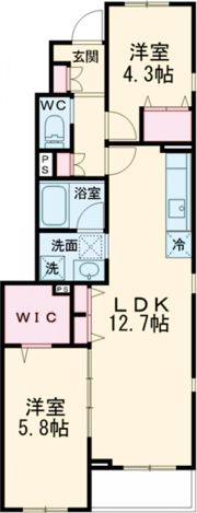 ミライズテラス美園の間取り画像