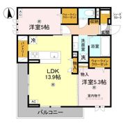 ホクラニ スクエアの間取り画像