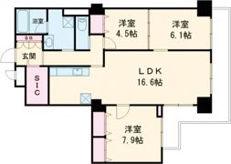 パルステージ関屋Ⅱの間取り画像