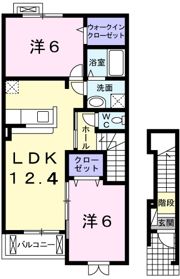 Friedenの間取り画像