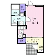 ルミエール秋津の間取り画像