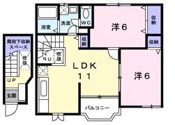 カフリーィエAの間取り画像