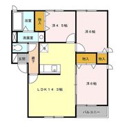 リビングタウン大野 Bの間取り画像