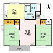 グレースコーポ Bの間取り画像