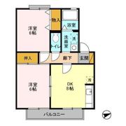 クレージュ Ⅲの間取り画像