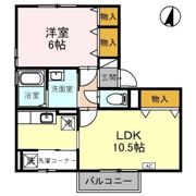 アコール・ヴィレ Aの間取り画像