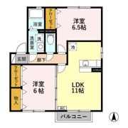 フェリーチェ Dの間取り画像