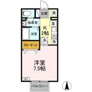 フローラMの間取り画像