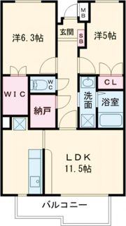 木津南パークサイドヴィレッヂの間取り画像