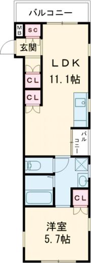 Alte Meister RUKA（ルテマイスター ルカ）の間取り画像