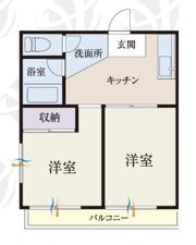 b'CASA小田原re-bornの間取り画像
