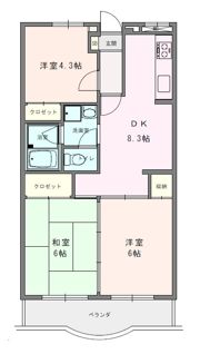 グリーンタウン鶴ヶ島の間取り画像