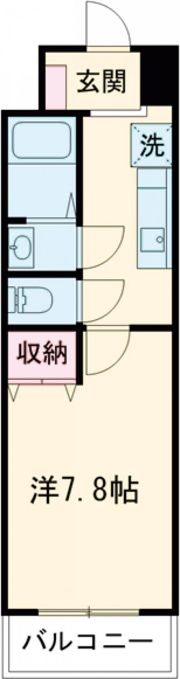 テリオ鶴崎の間取り画像