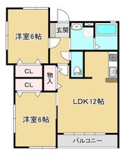 ビスタ鈎取の間取り画像