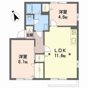 ルナハイム西添の間取り画像