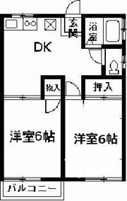 ファミーユカワイの間取り画像