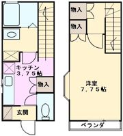 プティザンファン Bの間取り画像