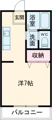 ビーライン今津留の間取り画像