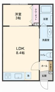KOS uwaiの間取り画像