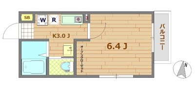 メゾンルミエール（淵野辺）の間取り画像