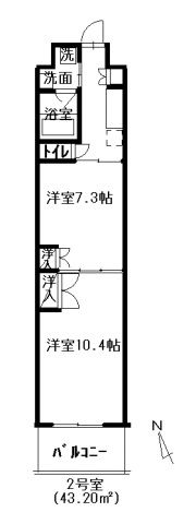 ル・クール上幟町の間取り画像