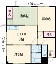 マークハイツ若葉の間取り画像