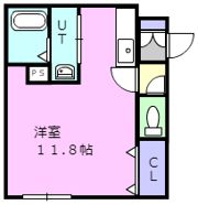 ハイツエタニティの間取り画像