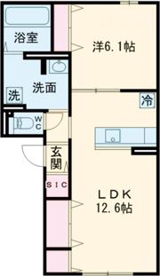 ハイムメゾン平野東の間取り画像