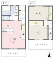 NaturalGarden南吉田の間取り画像