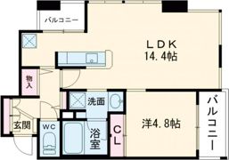 アーバネックス神戸水木通の間取り画像
