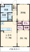 MIC行橋グランスクエアの間取り画像