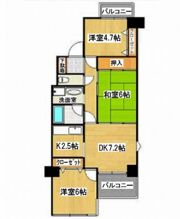 シャルマン千田町の間取り画像