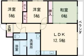 シャトーサンライズの間取り画像