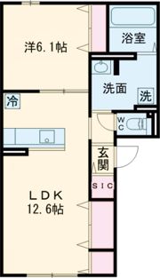ハイムメゾン平野東の間取り画像