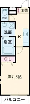 フジパレス初芝駅東Ⅰ番館の間取り画像