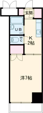 ルミネ東白島の間取り画像