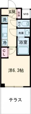 エステムコート京都千雅邸の間取り画像