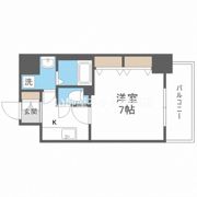 パークフラッツ野田阪神駅前の間取り画像
