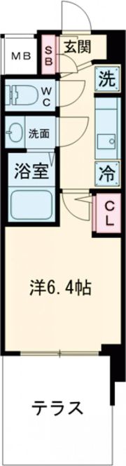 エステムコート京都千雅邸の間取り画像