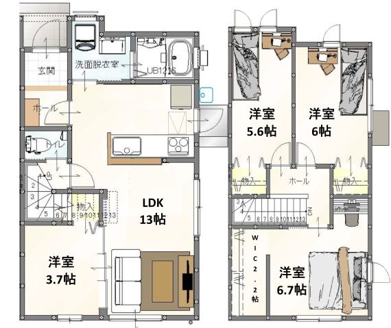 間取図