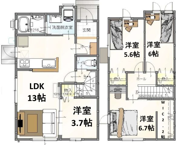 間取図