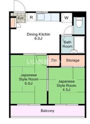 宏英ハイムの間取り画像