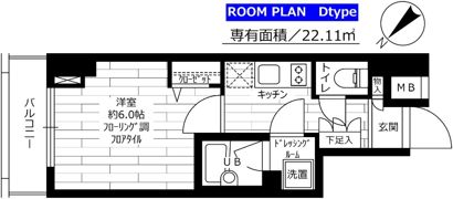 グランドコンシェルジュ早稲田の間取り画像