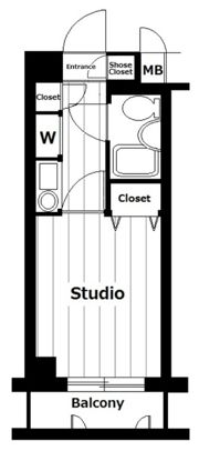 グランレーブ巣鴨の間取り画像
