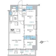 プレディアコート北千住の間取り画像